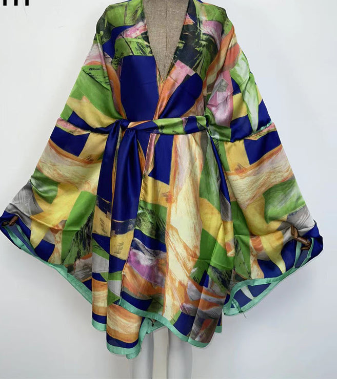 Midi Kimono /Duster with Scarf