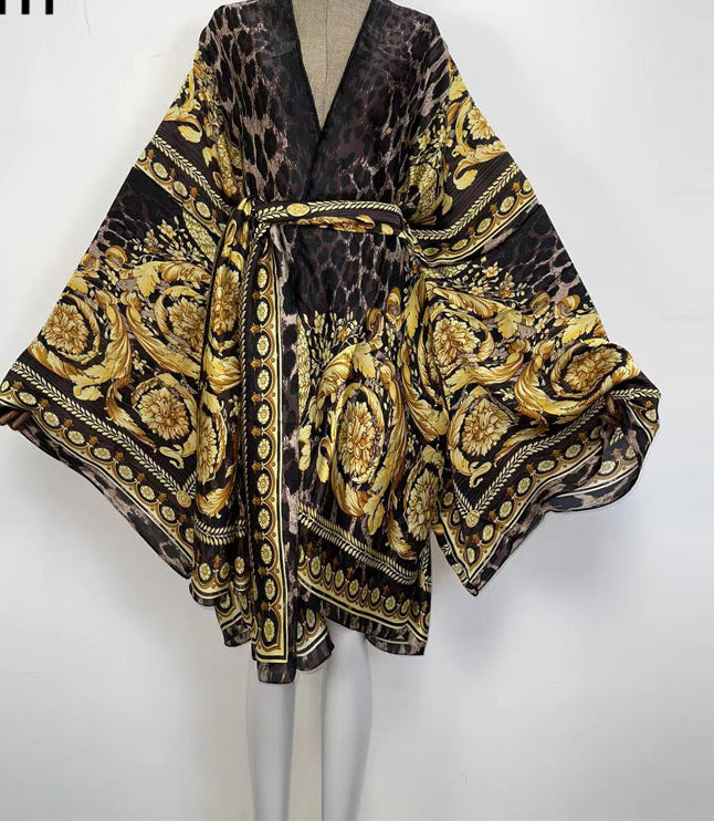 Midi Kimono /Duster with Scarf